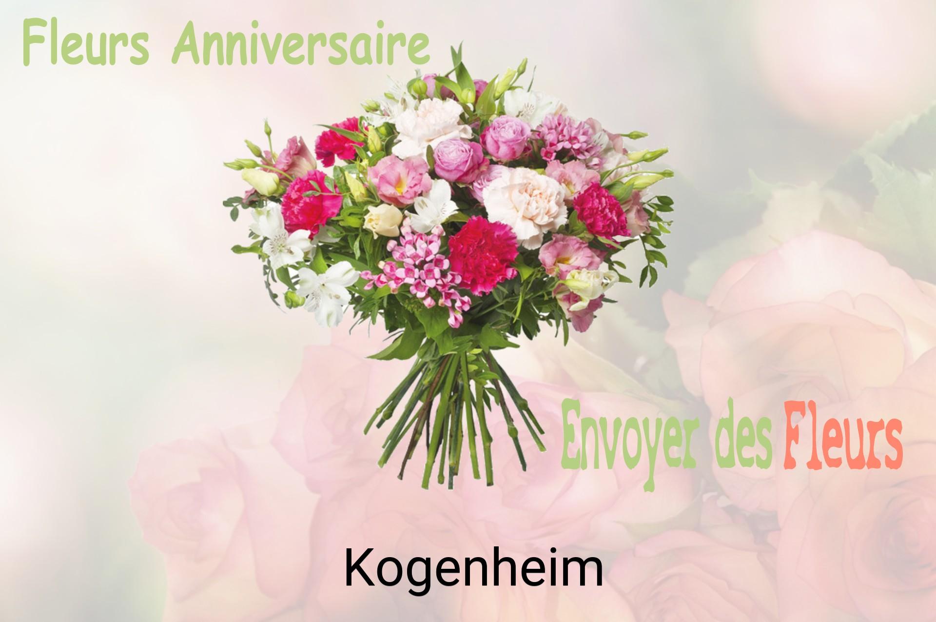 Bouquet de fleurs d’anniversaire livré à Kogenheim