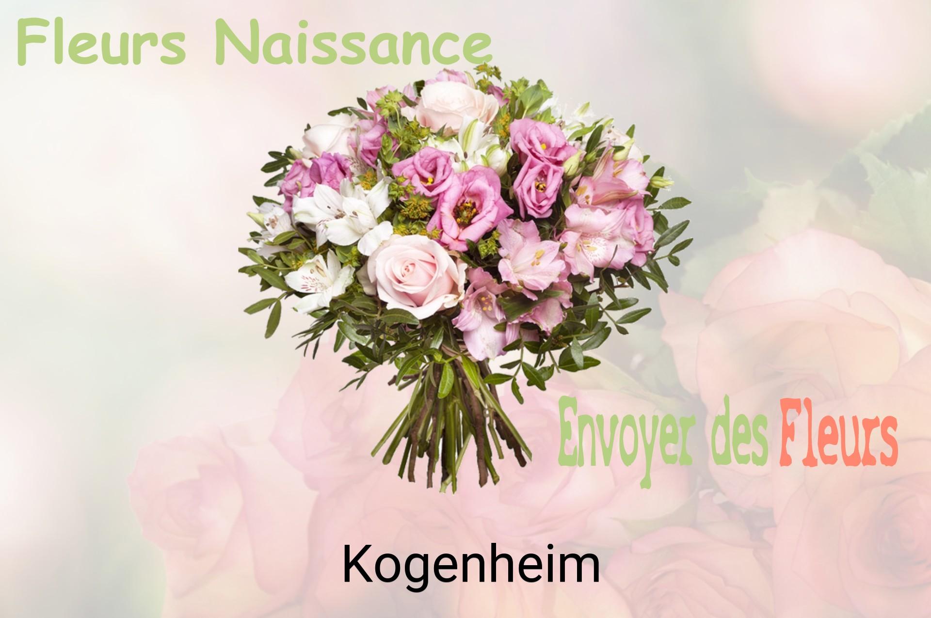 Bouquet de fleurs de naissance livré à Kogenheim